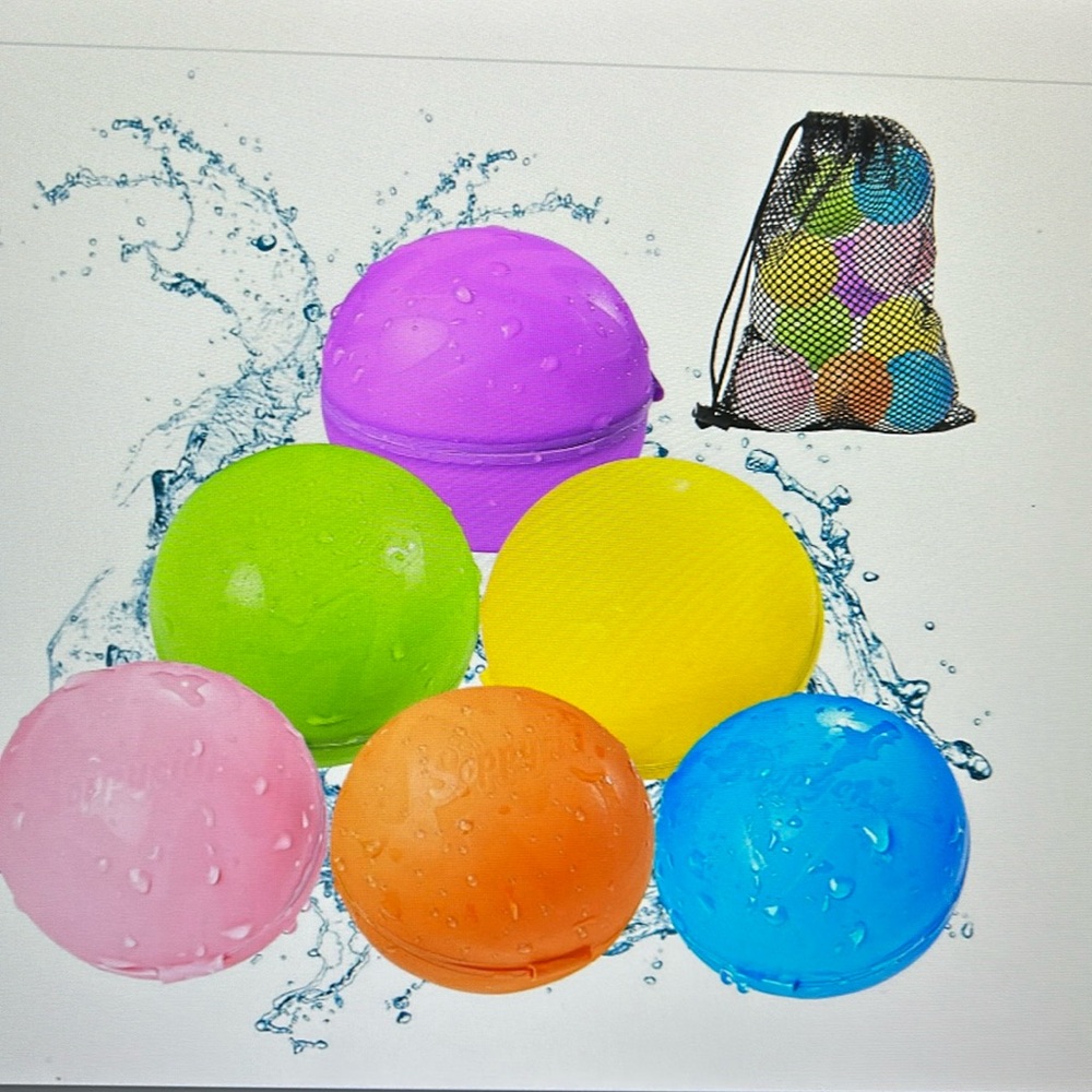 SOPPYCID reusable water balloons, 6/pack